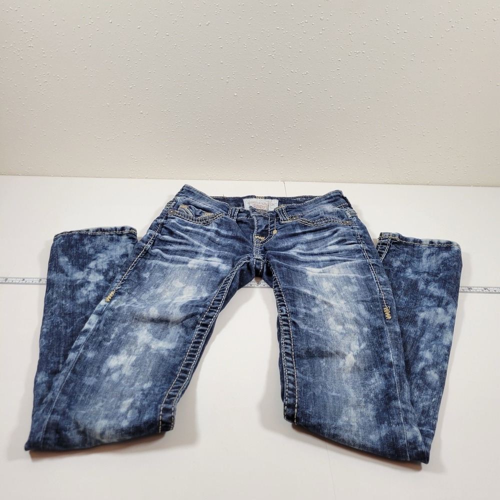 Vintage Big Star Women's Jeans Acid Wash Skinny Size 23R